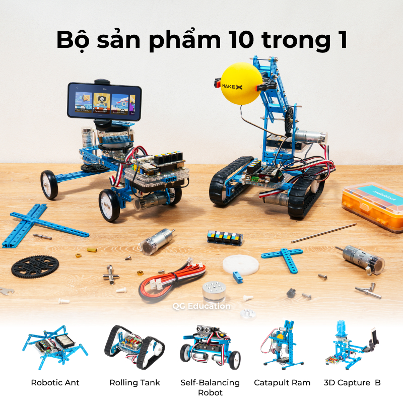 Robot lập trình Ultimate Robot Kit V2.0 - Robot lập trình Ultimate cần thiết cho các bạn nhỏ tuổi