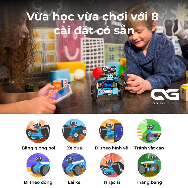 Đồ chơi lập trình Robot Makeblock mBot Ranger - Rèn luyện tư duy logic phù hợp trẻ trên 8 tuổi
