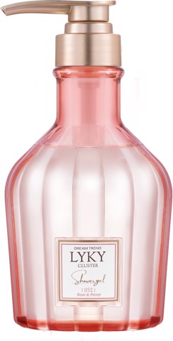 Sữa tắm Lyky Hồng Cluster Scented Shower gel (Rose & Peony) (tặng kèm bông tắm)