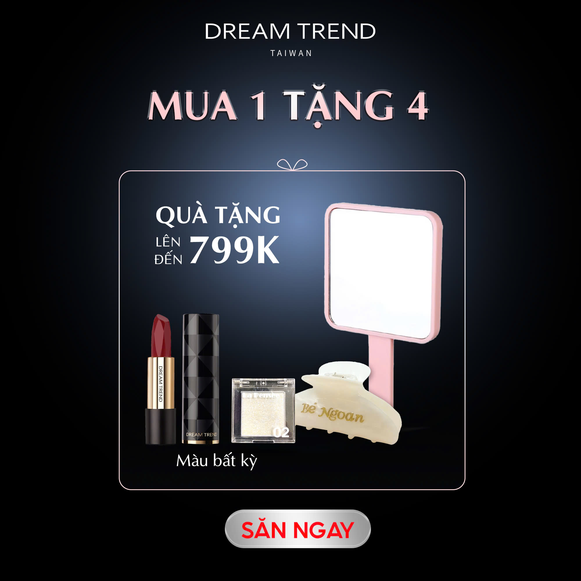 Combo Máy Uốn Tóc Mây Xoăn Tự Động và Sữa Dưỡng Giữ Nếp Tóc Uốn Volume Curl