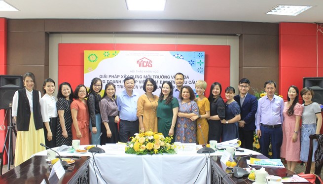 Viện trưởng Dương Thị Liễu tham dự Hội thảo khoa học: Giải pháp kiến tạo môi trường văn hóa trong doanh nghiệp tại Việt Nam nhằm đáp ứng yêu cầu phát triển bền vững của đất nước