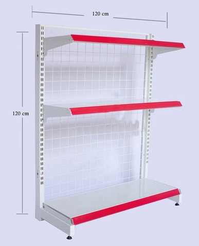 Kệ đơn siêu thị, kệ áp tường 3 tầng nhiều kích thước