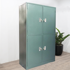 Tủ Sắt Văn Phòng, Tủ Hồ Sơ Bằng Sắt 4 Cánh Màu Xanh L1000 x W450 x H1830mm