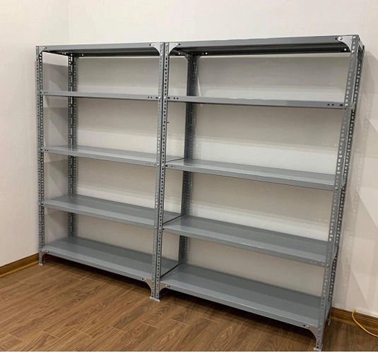 Kệ Kho Chung Cư, Kệ Sắt V Lỗ 5 Tầng, Dài 1.2m x Sâu 0.4m x Cao 2m