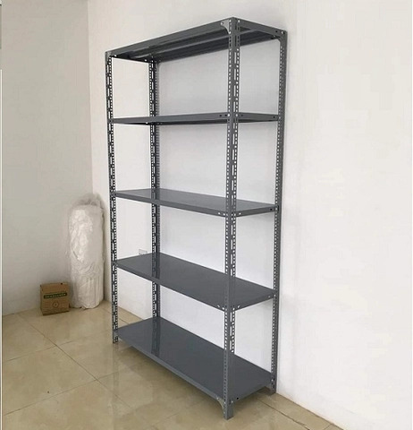 Kệ Để Đồ, Kệ Sắt V Lỗ 5 Tầng, Dài 1.5m x Sâu 0.4m x Cao 2m