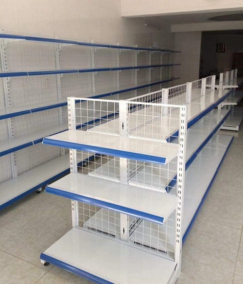 Kệ đơn siêu thị, kệ áp tường 3 tầng nhiều kích thước