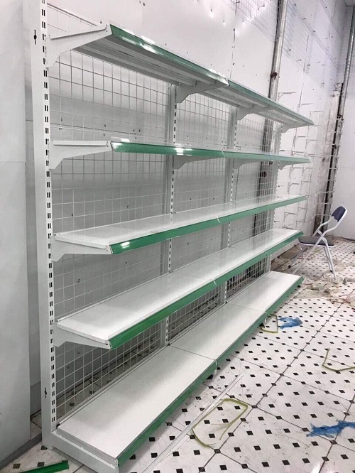Kệ Đơn Siêu Thị, Kệ Siêu Thị 5 Tầng, Dài 120 x Sâu 35 x Cao 180cm
