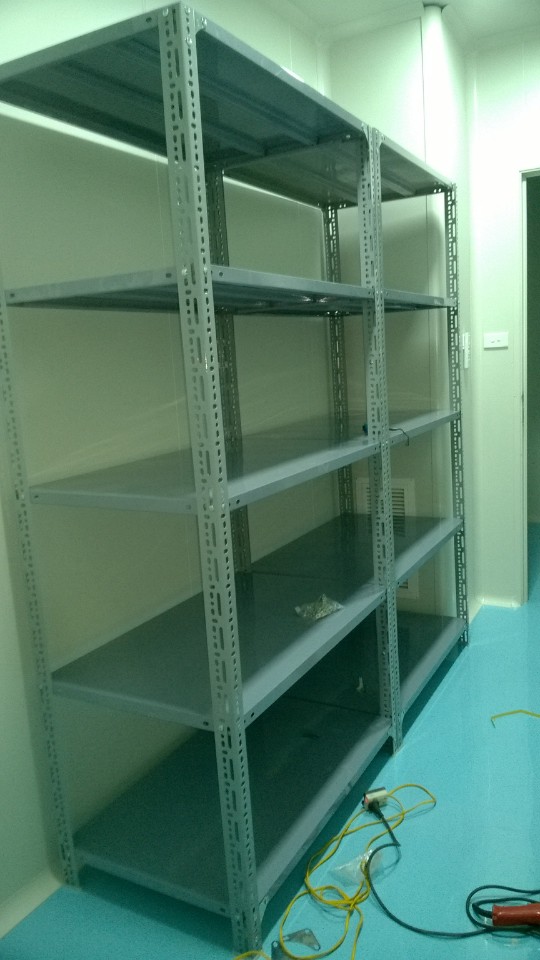 Kệ Để Đồ, Kệ Sắt V Lỗ 5 Tầng, Dài 1.5m x Sâu 0.5m x Cao 2m