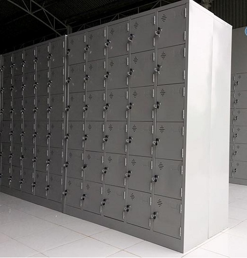Tủ Để Đồ Nhân Viên, Tủ Sắt Locker 30 Ô L1500 x W450 x H1830mm