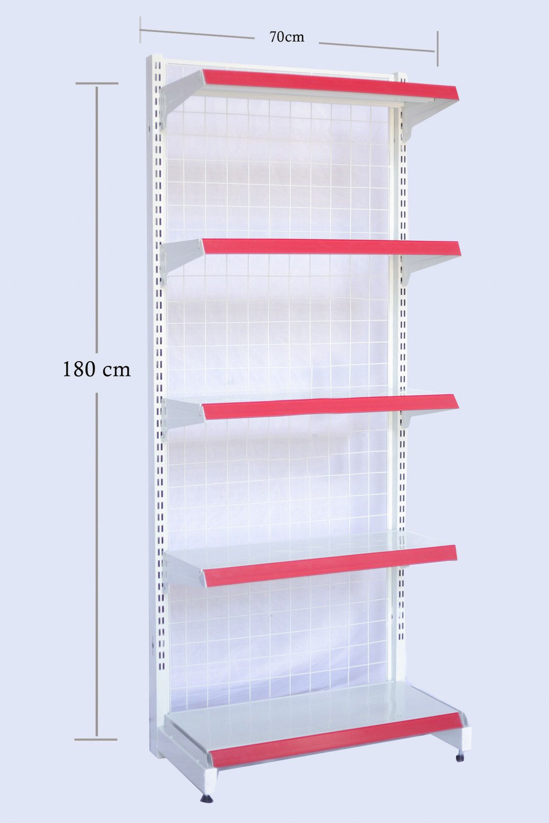 Kệ Siêu Thị Đơn, Giá Kệ Siêu Thị 5 Tầng Dài 70 x Sâu 35 x Cao 180cm