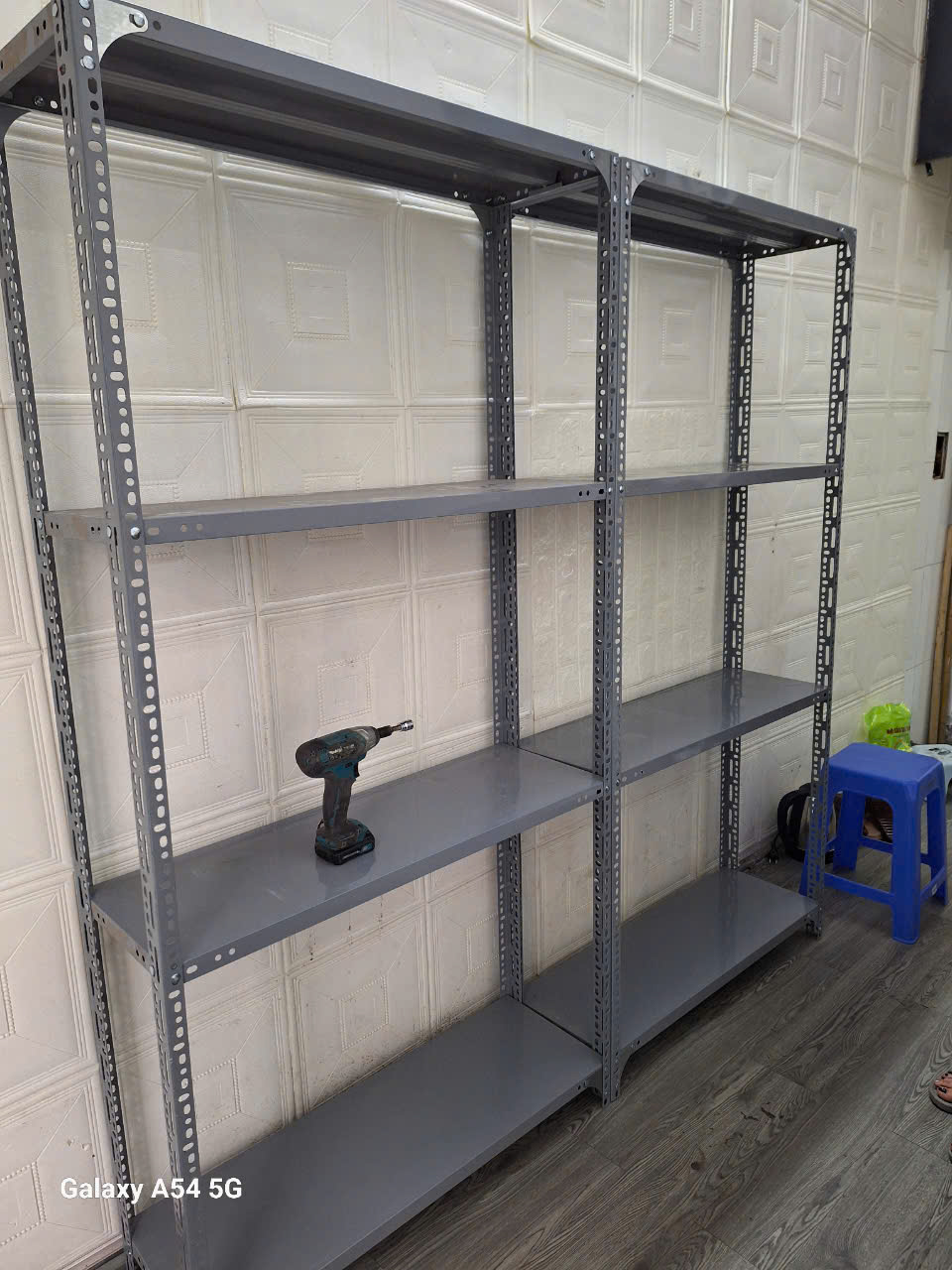 Kệ sắt V lỗ, Giá kệ để đồ 4 tầng Dài 1m x Sâu 0,4m x Cao 2m