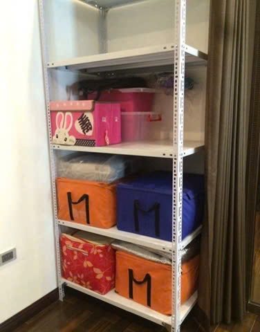 Kệ Để Đồ, Kệ Sắt V Lỗ 5 Tầng, Dài 1m x Sâu 0.6m x Cao 2m