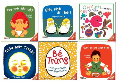 Combo 6 quyển Ehon bé trứng.