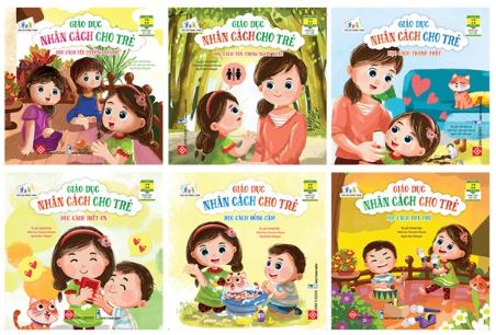 Combo 6 quyển cùng con trưởng thành - Giáo dục nhân cách cho trẻ 3 - 9 tuổi