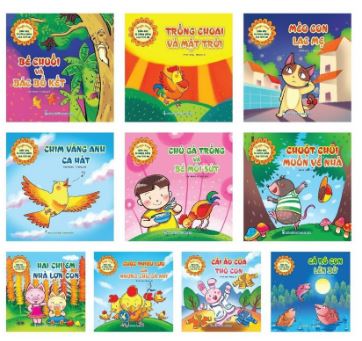 Combo 10 quyển truyện tranh giáo dục kỹ năng sống cho trẻ.