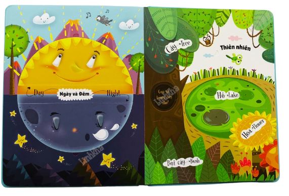 Sách Tương Tác-Lift-The-Flap – Lật Mở Khám Phá - First 100 Words - 100 Từ Đầu Tiên Về Thế Giới Quanh Em