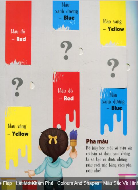 Lift the flap - lật mở khám phá - màu sắc và hình dạng