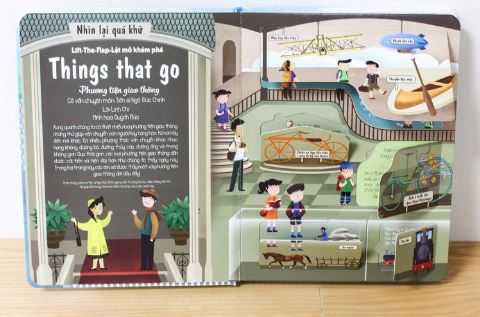 Lift the flap - lật mở khám phá - phương tiện giao thông.