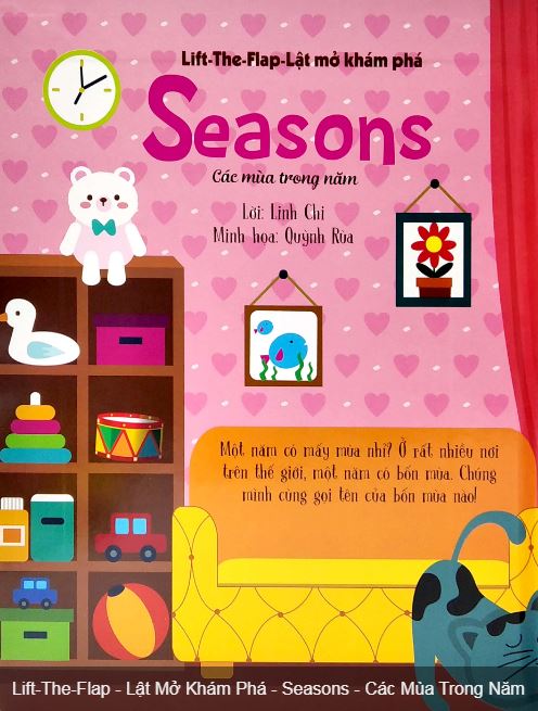 Lift the flap - lật mở khám phá - Các mùa trong năm.