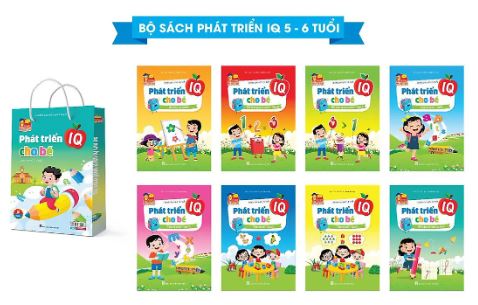 Phát triển IQ cho bé 5-6 tuổi (Túi 8 quyển)