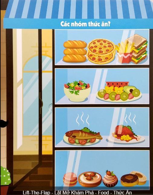 Lift-The-Flap - Lật Mở Khám Phá - Food - Thức Ăn