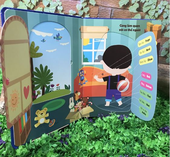 Lift the flap - Lật mở khám phá - The human Body - Cơ thể người 0-6 tuổi