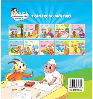 Combo 10 quyển truyện tranh kỹ năng giao tiếp ứng xử cho bé - phiên bản song ngữ Việt - Anh.