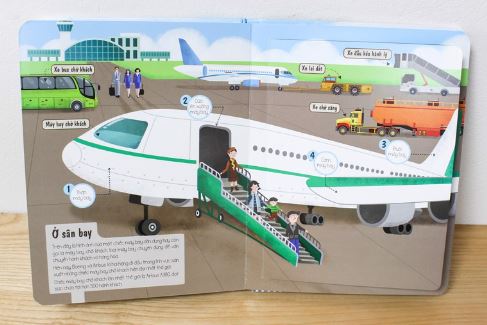 Lift the flap - lật mở khám phá - phương tiện giao thông.