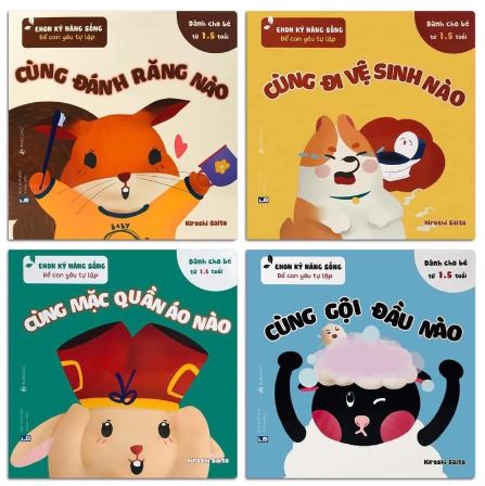 Combo 10 quyển Ehon Nhật bản rèn kĩ năng sống để con yêu tự lập - Ehon phép so sánh diệu kì - Ehon Leng Keng