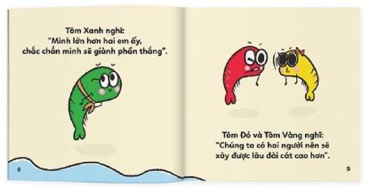 Combo 10 quyển Ehon Nhật bản rèn kĩ năng sống để con yêu tự lập - Ehon phép so sánh diệu kì - Ehon Leng Keng