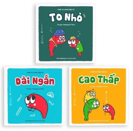 Combo 10 quyển Ehon Nhật bản rèn kĩ năng sống để con yêu tự lập - Ehon phép so sánh diệu kì - Ehon Leng Keng