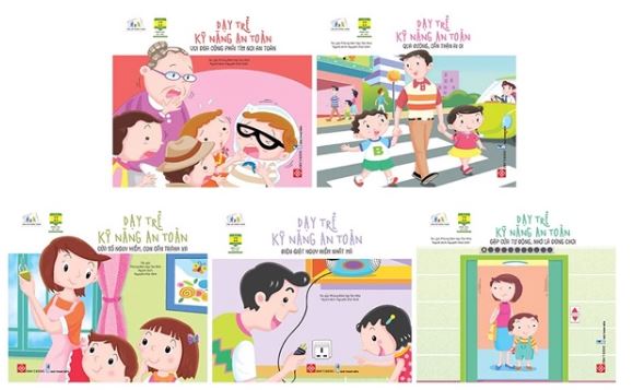 Combo 5 cuốn Dạy trẻ kỹ năng an toàn.