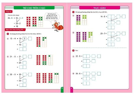 Rèn kĩ năng Cộng trừ trong phạm vi 100 (không nhớ và có nhớ) - Bí quyết học giỏi toán cho trẻ 6-7 tuổi