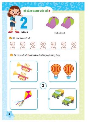 Bé chinh phục toán học từ 4 - 6 tuổi.