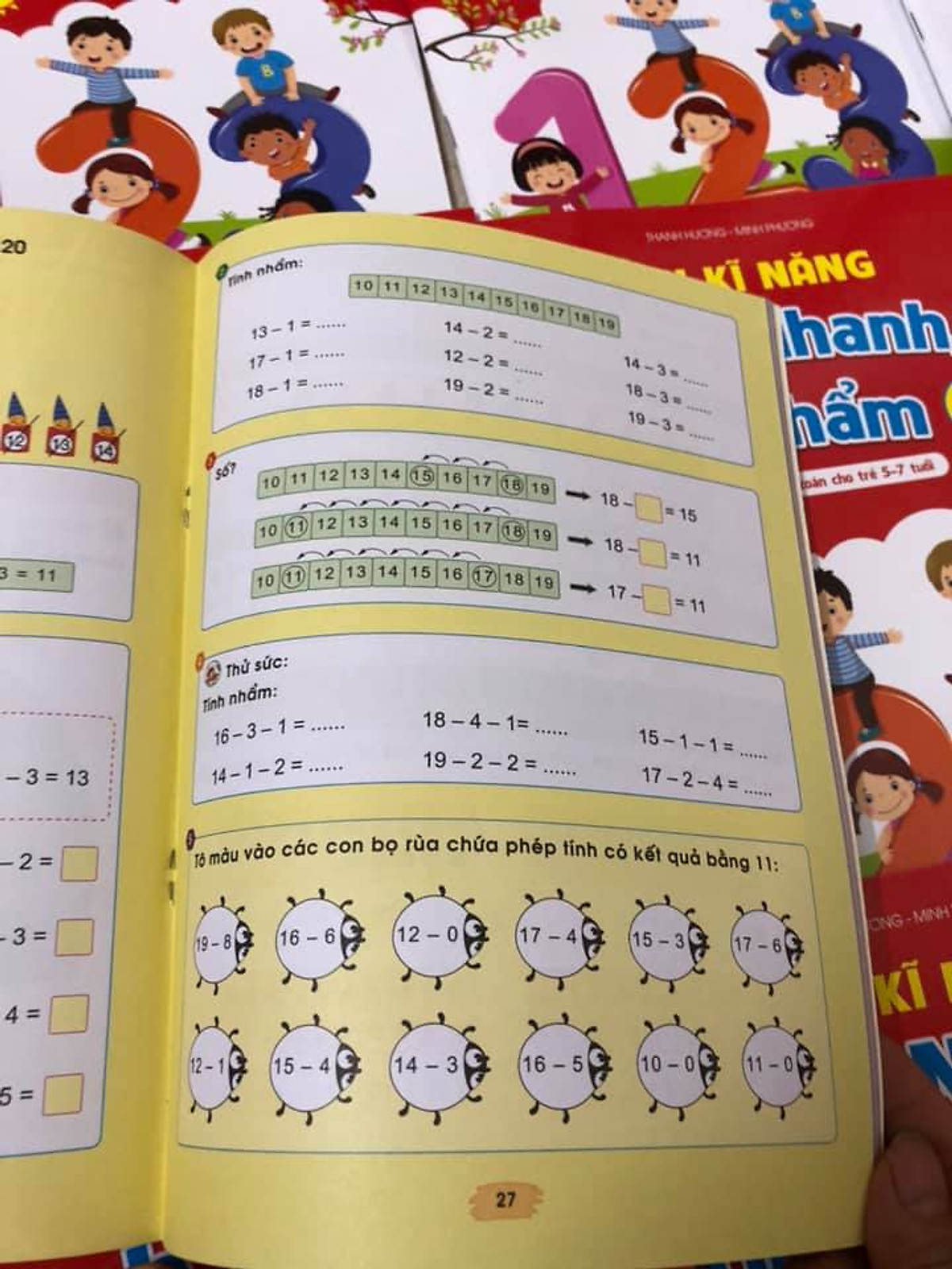 Rèn kĩ năng tính nhanh, tính nhẩm-Bí quyết học giỏi toán cho trẻ 6-7 tuổi
