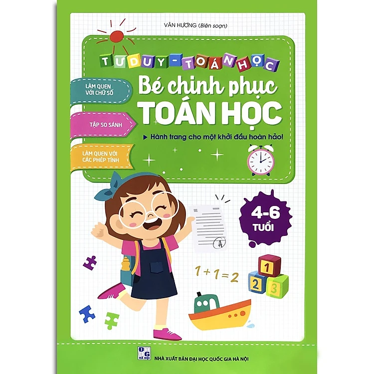 Bé chinh phục toán học từ 4 - 6 tuổi.
