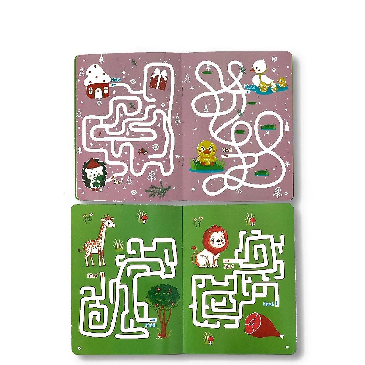 Combo 4 quyển Mê cung - viết xóa được.