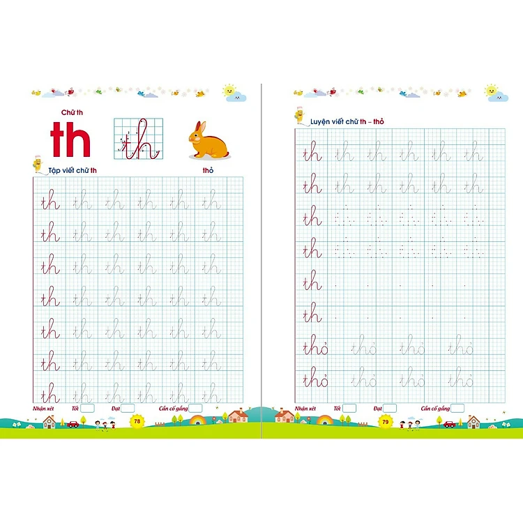 Bé Tập Tô, Tập Viết Chữ To (Dành cho trẻ 4 - 6 tuổi - Phiên bản mới)