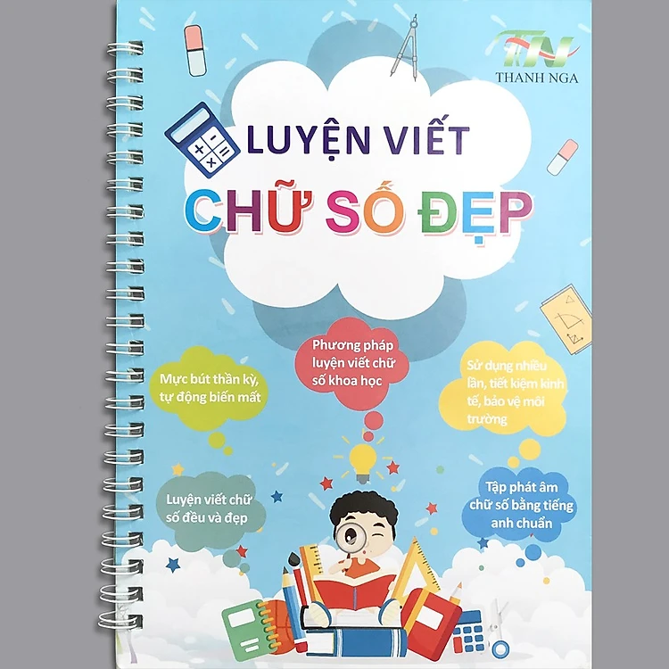 Combo 3 quyển luyện viết bay màu thần kì (Tặng kèm 2 bút, 8 ruột bút, 2 định vị cầm bút)