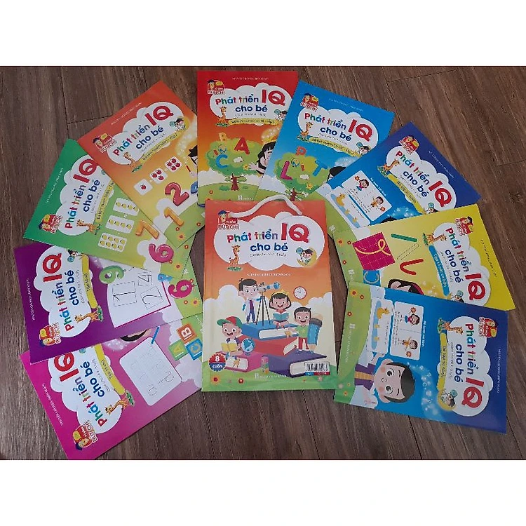 Phát triển IQ cho bé 4-5 tuổi (Túi 8 quyển)