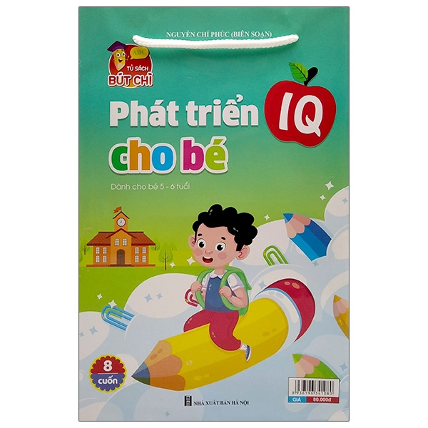Phát triển IQ cho bé 5-6 tuổi (Túi 8 quyển)