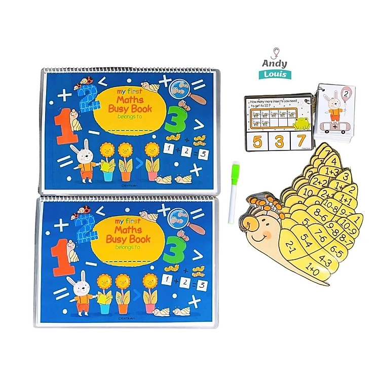 Học liệu Toán học đầu đời cho bé - My first Maths Busy Book.
