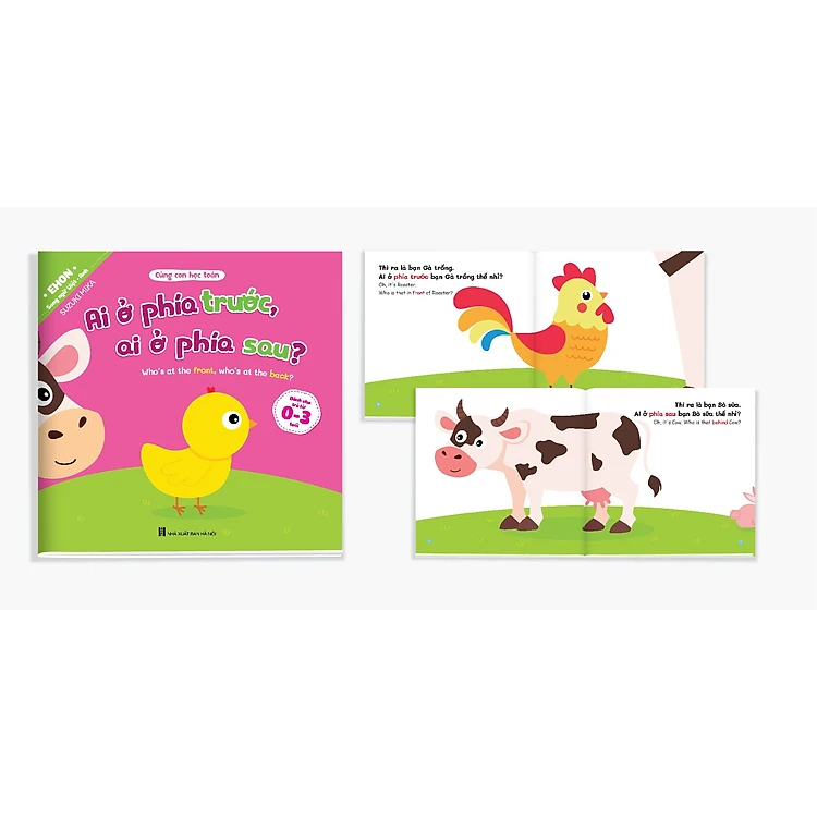 Combo 8 quyển Ehon Toán học đầu đời cho bé.