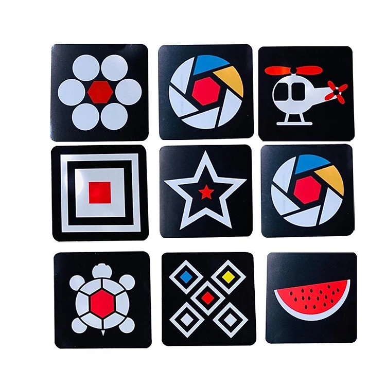 Combo 4 Bộ Thẻ Kích Thích Thị Giác Cho Trẻ 0-3 Tuổi Giúp Bé Phát Triển Não Bộ