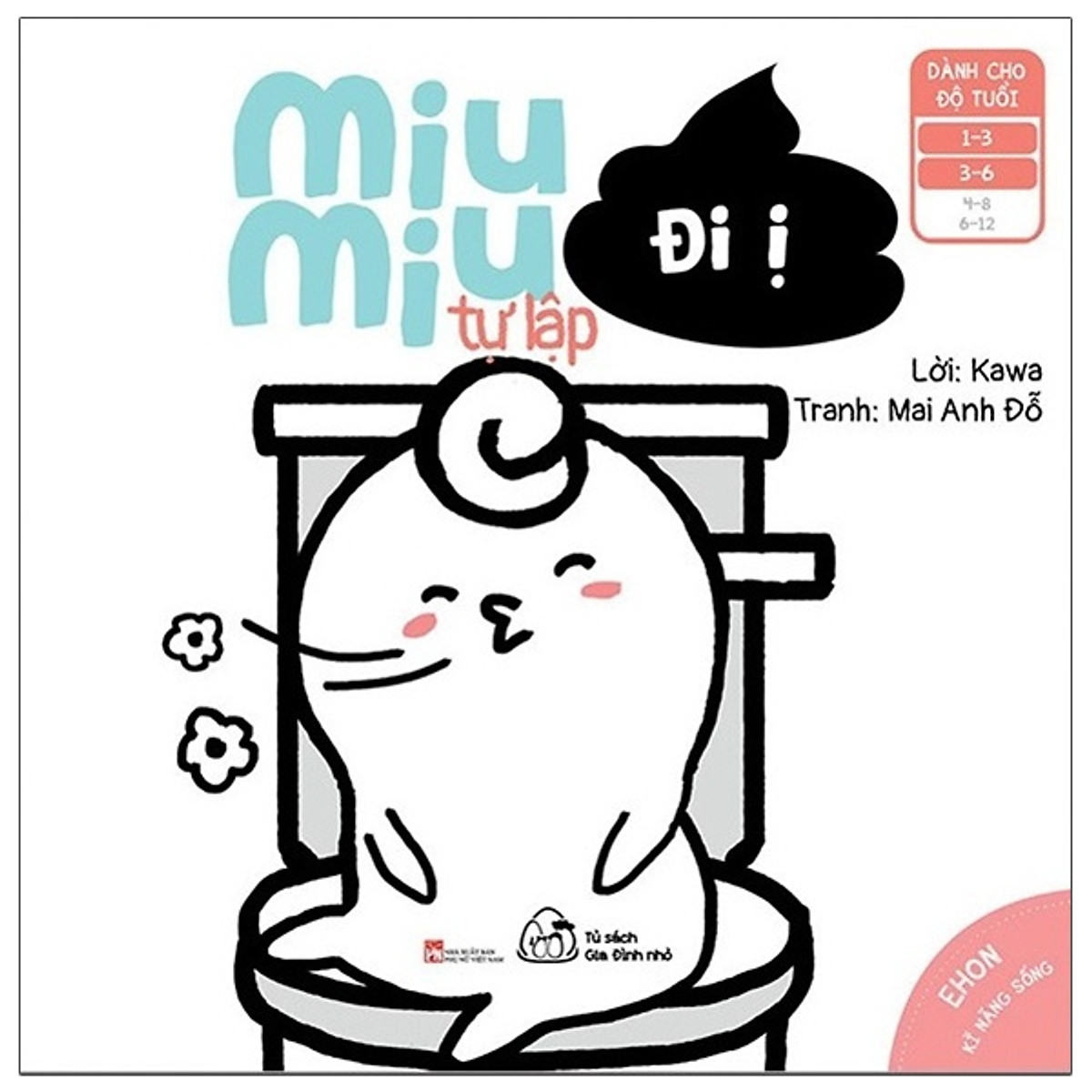 Combo 6 quyển Ehon Miu Miu tự lập