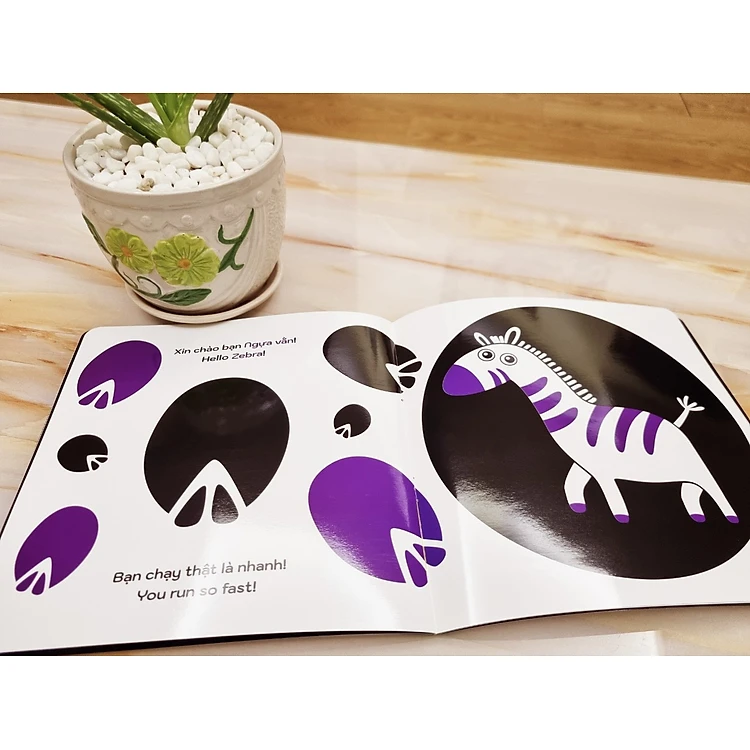 Combo 6 quyển Ehon kích thích thị giác cho bé 0 - 3 tuổi.