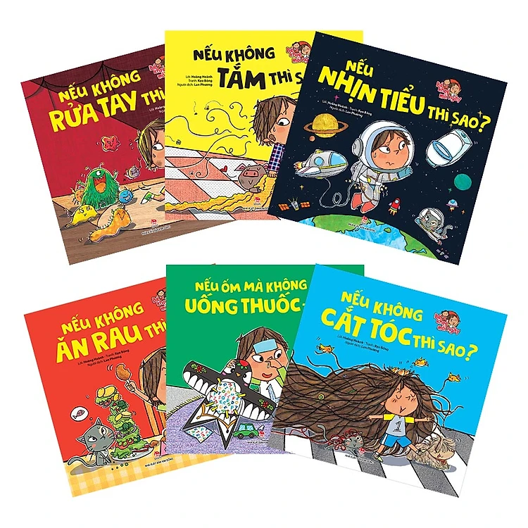 Combo 6 quyển Bé khỏe mỗi ngày.