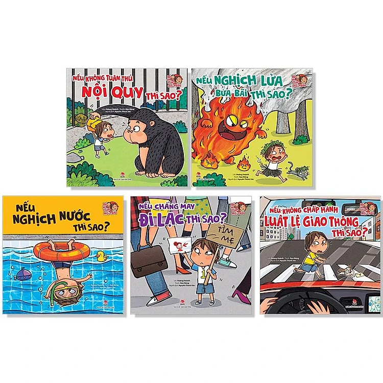 Combo 5 quyển bé an toàn mỗi ngày.