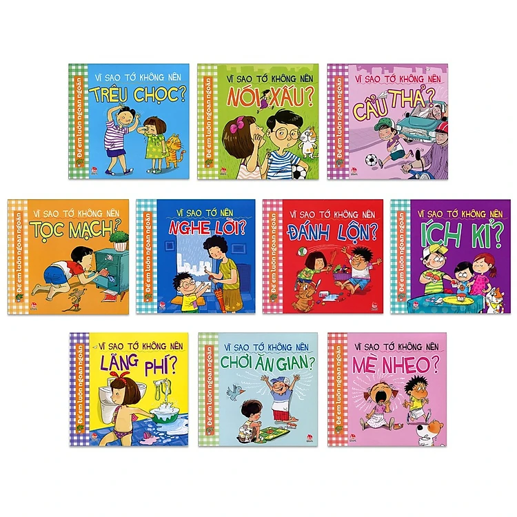 Combo 10 quyển - Vì sao tớ không nên - phần 1.