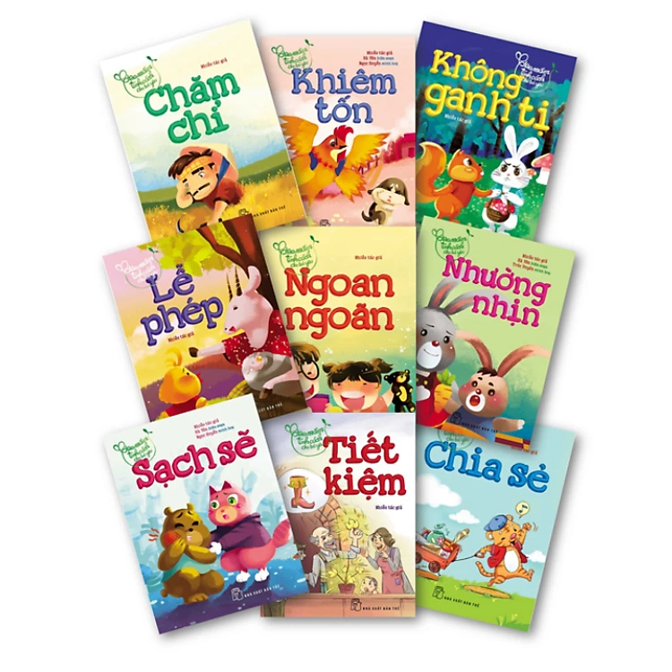 Combo 9 quyển gieo mầm tính cách cho bé yêu.
